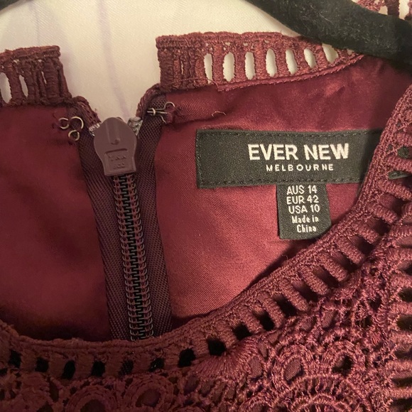 Ever New Dark Purple Dress - Picture 3 of 4